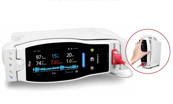 美国马西莫迈心诺Masimo脉搏碳氧血氧测量仪Radical-7 (Touchscreen) and Root