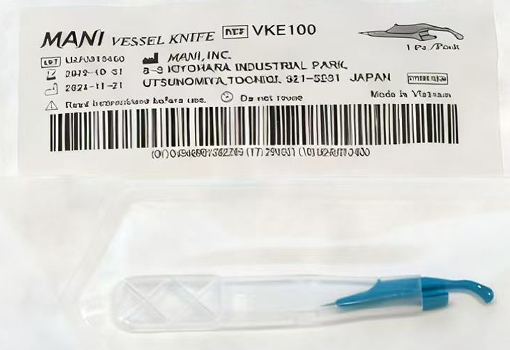 日本馬尼MANI血管刀VKE100