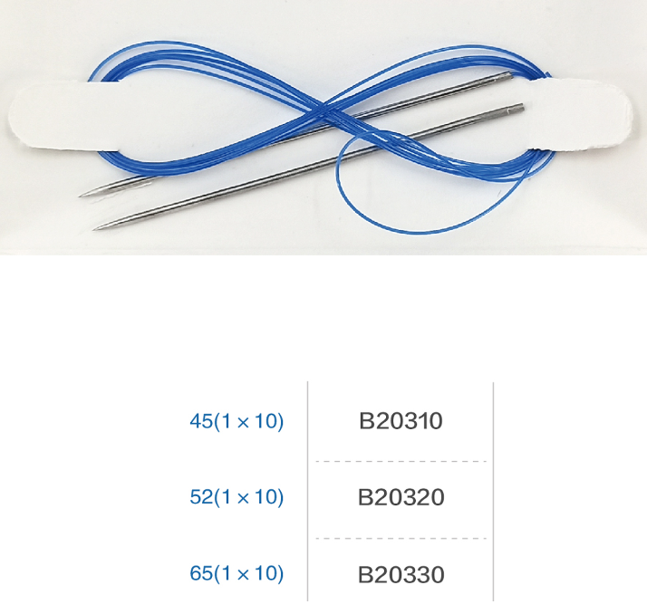 上醫(yī)金鐘荷包縫合針45