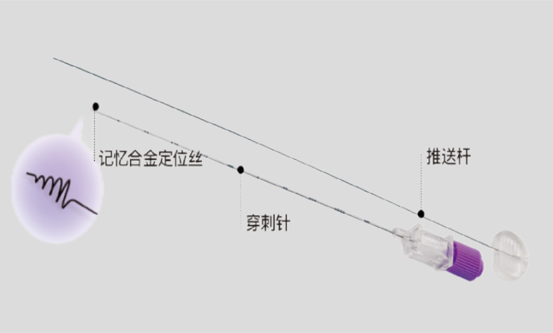 南京竹海一次性使用肺結(jié)節(jié)定位穿刺針A型22GS