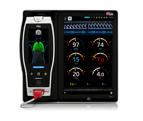 邁心諾Masimo脈搏血氧及腦電測量儀Radical-7(Touchscreen),RDS-7(Root),SedLine,CO2 ROOT