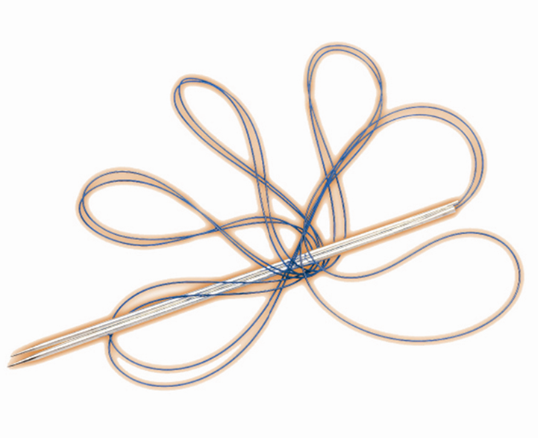 常州康迪帶線荷包縫合針KZX-56